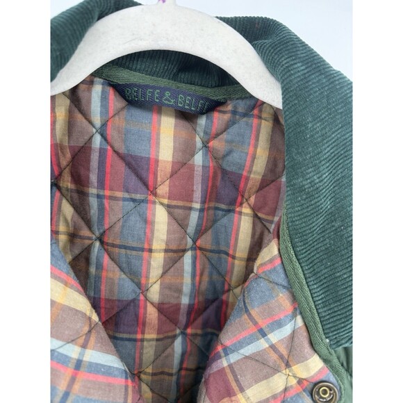 Belfe & Belfe Men's Green Quilted Jacket Size 50 - Picture 2 of 5